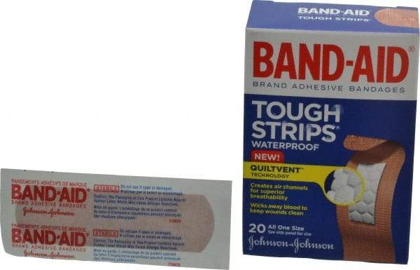 Johnson & Johnson - 3-1/4" Long x 1" Wide, General Purpose Self-Adhesive Bandage - Waterproof - Caliber Tooling