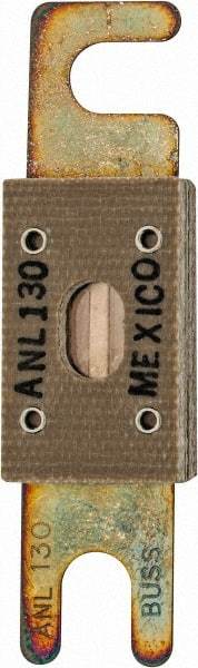 Cooper Bussmann - 130 Amp Non-Time Delay Fast-Acting Forklift & Truck Fuse - 125VAC, 80VDC, 3.18" Long x 0.75" Wide, Littelfuse CNL130, Bussman ANL-130, Ferraz Shawmut CNL130 - Caliber Tooling