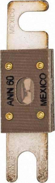 Cooper Bussmann - 60 Amp Non-Time Delay Fast-Acting Forklift & Truck Fuse - 125VAC, 80VDC, 3.18" Long x 0.75" Wide, Littelfuse CNN60, Bussman ANN-60, Ferraz Shawmut CNN60 - Caliber Tooling