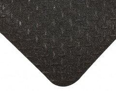 Wearwell - 3' Long x 2' Wide, Dry Environment, Anti-Fatigue Matting - Black, Vinyl with Nitrile Blend Base, Beveled on 4 Sides - Caliber Tooling