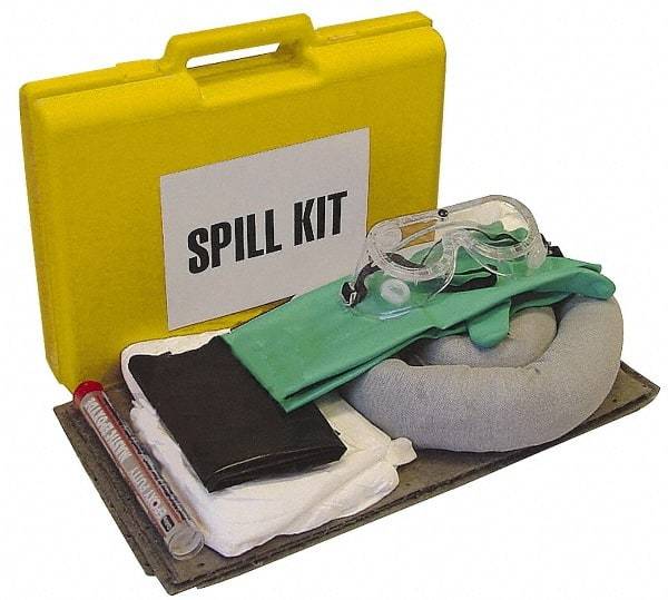 PRO-SAFE - Universal & Universal/Chemical Spill Kit - Polypropylene Case - Caliber Tooling