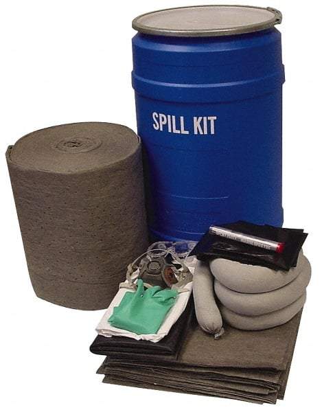 PRO-SAFE - Battery Acid Spill Kit - 30 Gal Polypropylene Drum - Caliber Tooling