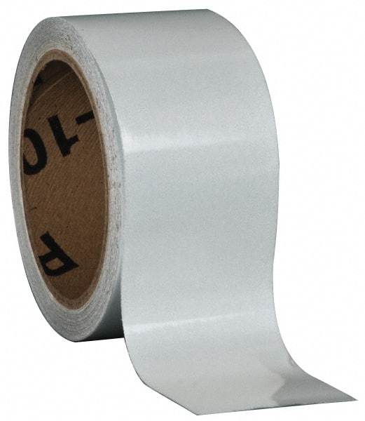 NMC - White Solid Color Vinyl Tape - 2" Wide x 30' Long x 0.002" Thick, General Traffic - Caliber Tooling