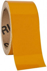 NMC - Yellow Solid Color Vinyl Tape - 2" Wide x 30' Long x 0.002" Thick, General Traffic - Caliber Tooling