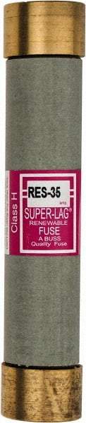 Cooper Bussmann - 600 VAC, 35 Amp, Time Delay Renewable Fuse - Fuse Holder Mount, 5-1/2" OAL, 10 (RMS) kA Rating, 1-1/16" Diam - Caliber Tooling