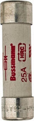 Cooper Bussmann - 500 VAC, 25 Amp, Fast-Acting Semiconductor/High Speed Fuse - 50.8mm OAL, 200 (RMS), 50 at DC kA Rating, 9/16" Diam - Caliber Tooling