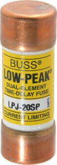 Cooper Bussmann - 300 VDC, 600 VAC, 20 Amp, Time Delay General Purpose Fuse - Fuse Holder Mount, 2-1/4" OAL, 100 at DC, 300 at AC (RMS) kA Rating, 13/16" Diam - Caliber Tooling