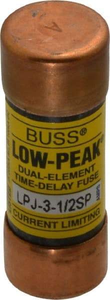 Cooper Bussmann - 300 VDC, 600 VAC, 3.5 Amp, Time Delay General Purpose Fuse - Fuse Holder Mount, 2-1/4" OAL, 100 at DC, 300 at AC (RMS) kA Rating, 13/16" Diam - Caliber Tooling