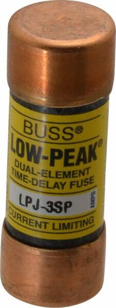 Cooper Bussmann - 300 VDC, 600 VAC, 3 Amp, Time Delay General Purpose Fuse - Fuse Holder Mount, 2-1/4" OAL, 100 at DC, 300 at AC (RMS) kA Rating, 13/16" Diam - Caliber Tooling