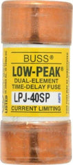 Cooper Bussmann - 300 VDC, 600 VAC, 40 Amp, Time Delay General Purpose Fuse - Fuse Holder Mount, 2-3/8" OAL, 100 at DC, 300 at AC (RMS) kA Rating, 1-1/16" Diam - Caliber Tooling