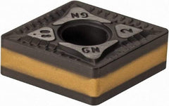 Iscar - CNMG432 GN Grade IC8150 Carbide Turning Insert - TiCN/Al2O3/TiN Finish, 80° Diamond, 1/2" Inscr Circle, 3/16" Thick, 1/32" Corner Radius - Caliber Tooling