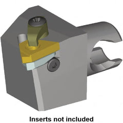 Kennametal - Insert Style LT 16ER, 25mm Head Length, Right Hand Cut, External Modular Threading Cutting Unit Head - System Size KM20, 12.5mm Center to Cutting Edge, Series LT Threading - Caliber Tooling