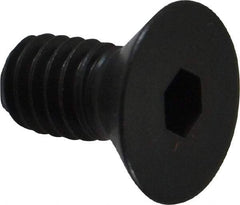 Holo-Krome - 5/16-18 UNC Hex Socket Drive, 82° Flat Screw - Alloy Steel, Black Oxide Finish, Fully Threaded, 5/8" OAL - Caliber Tooling