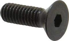 Holo-Krome - 5/16-18 UNC Hex Socket Drive, 82° Flat Screw - Alloy Steel, Black Oxide Finish, Fully Threaded, 1" OAL - Caliber Tooling