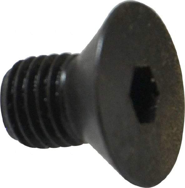 Holo-Krome - 5/16-24 UNF Hex Socket Drive, 82° Flat Screw - Alloy Steel, Black Oxide Finish, Fully Threaded, 1/2" OAL - Caliber Tooling