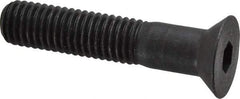 Holo-Krome - 1/2-13 UNC Hex Socket Drive, 82° Flat Screw - Alloy Steel, Black Oxide Finish, Partially Threaded, 2-1/2" OAL - Caliber Tooling