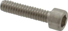 Holo-Krome - #2-56 UNC Hex Socket Drive, Socket Cap Screw - Grade 18-8 Stainless Steel, Uncoated, Fully Threaded, 3/8" Length Under Head - Caliber Tooling