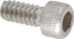 Holo-Krome - #4-40 UNC Hex Socket Drive, Socket Cap Screw - Grade 18-8 Stainless Steel, Uncoated, Fully Threaded, 1/4" Length Under Head - Caliber Tooling