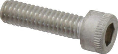 Holo-Krome - #8-32 UNC Hex Socket Drive, Socket Cap Screw - Grade 18-8 Stainless Steel, Uncoated, Fully Threaded, 5/8" Length Under Head - Caliber Tooling