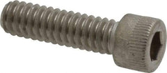 Holo-Krome - 1/4-20 UNC Hex Socket Drive, Socket Cap Screw - Grade 18-8 Stainless Steel, Uncoated, Fully Threaded, 7/8" Length Under Head - Caliber Tooling