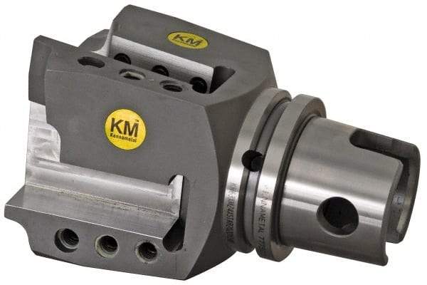 Kennametal - Right Hand Cut, KM40 Modular Connection, Adapter/Mount Lathe Modular Clamping Unit - Series STAR Turning Adapter - Exact Industrial Supply