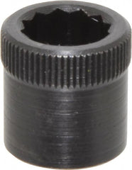 Holo-Krome - 3/8-16" Thread Uncoated Steel Allen Nut - 3/8" Diam, 3/8" Hex Key - Caliber Tooling