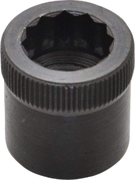 Holo-Krome - 1/2-13" Thread Uncoated Steel Allen Nut - 1/2" Diam, 1/2" Hex Key - Caliber Tooling