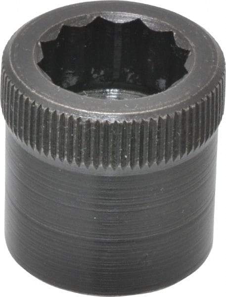 Holo-Krome - 1/2-20" Thread Uncoated Steel Allen Nut - 1/2" Diam, 1/2" Hex Key - Caliber Tooling