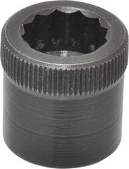 Holo-Krome - 1/2-20" Thread Uncoated Steel Allen Nut - 1/2" Diam, 1/2" Hex Key - Caliber Tooling