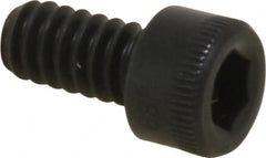 Holo-Krome - #10-24 UNC Hex Socket Drive, Socket Cap Screw - Alloy Steel, Black Oxide Finish, Fully Threaded, 3/8" Length Under Head - Caliber Tooling