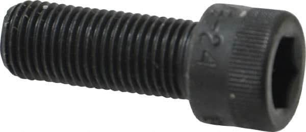 Holo-Krome - 3/8-24 UNF Hex Socket Drive, Socket Cap Screw - Alloy Steel, Black Oxide Finish, Fully Threaded, 1" Length Under Head - Caliber Tooling