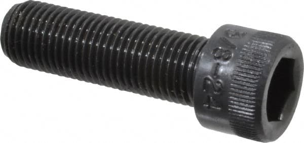 Holo-Krome - 3/8-24 UNF Hex Socket Drive, Socket Cap Screw - Alloy Steel, Black Oxide Finish, Fully Threaded, 1-1/4" Length Under Head - Caliber Tooling