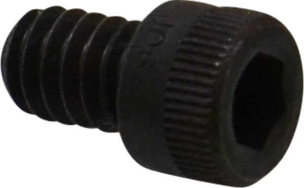 Holo-Krome - 1/4-20 UNC Hex Socket Drive, Socket Cap Screw - Alloy Steel, Black Oxide Finish, Fully Threaded, 3/8" Length Under Head - Caliber Tooling