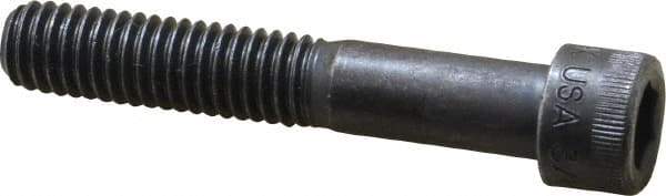 Holo-Krome - 3/8-16 UNC Hex Socket Drive, Socket Cap Screw - Alloy Steel, Black Oxide Finish, Partially Threaded, 2-1/4" Length Under Head - Caliber Tooling