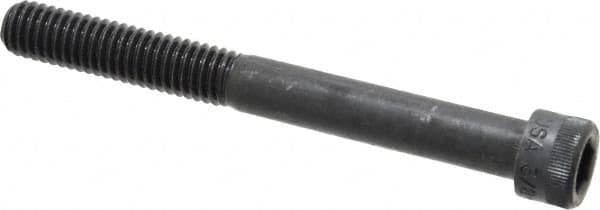 Holo-Krome - 3/8-16 UNC Hex Socket Drive, Socket Cap Screw - Alloy Steel, Black Oxide Finish, Partially Threaded, 3-1/2" Length Under Head - Caliber Tooling