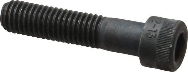 Holo-Krome - 1/2-13 UNC Hex Socket Drive, Socket Cap Screw - Alloy Steel, Black Oxide Finish, Partially Threaded, 2-1/4" Length Under Head - Caliber Tooling