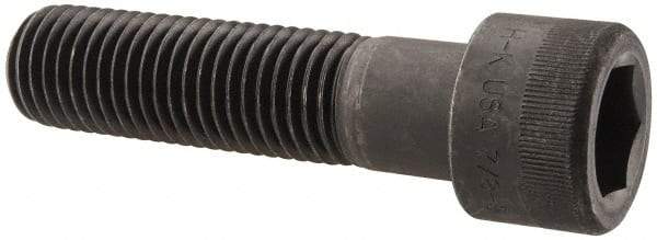 Holo-Krome - 7/8-9 UNC Hex Socket Drive, Socket Cap Screw - Alloy Steel, Black Oxide Finish, Partially Threaded, 3-1/2" Length Under Head - Caliber Tooling