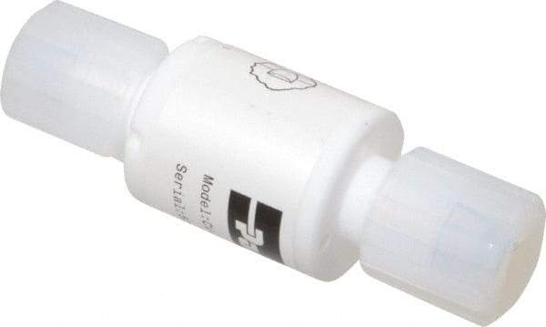 Parker - 3/8" PTFE Check Valve - Inline, PARGRIP x PARGRIP, 120 WOG - Caliber Tooling