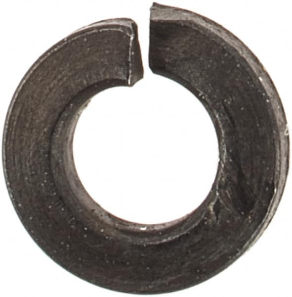 Value Collection - #2, 0.088" ID, 0.027" Thick Split Lock Washer - Grade 2 Spring Steel, Uncoated, 0.088" Min ID, 0.094" Max ID, 0.208" Max OD - Caliber Tooling