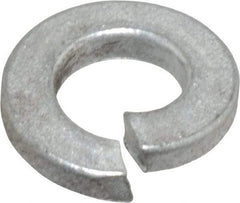 Value Collection - 1/4", 0.252" ID, 0.077" Thick Split Lock Washer - Grade 2 Spring Steel, Zinc-Plated Finish, 0.252" Min ID, 0.26" Max ID, 0.489" Max OD - Caliber Tooling