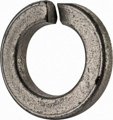 Value Collection - 9/16", 0.564" ID, 0.17" Thick Split Lock Washer - Grade 2 Spring Steel, Zinc-Plated Finish, 0.564" Min ID, 0.574" Max ID, 0.975" Max OD - Caliber Tooling