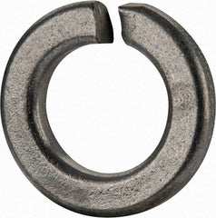 Value Collection - 5/8", 0.628" ID, 0.188" Thick Split Lock Washer - Grade 2 Spring Steel, Zinc-Plated Finish, 0.628" Min ID, 0.641" Max ID, 1.087" Max OD - Caliber Tooling