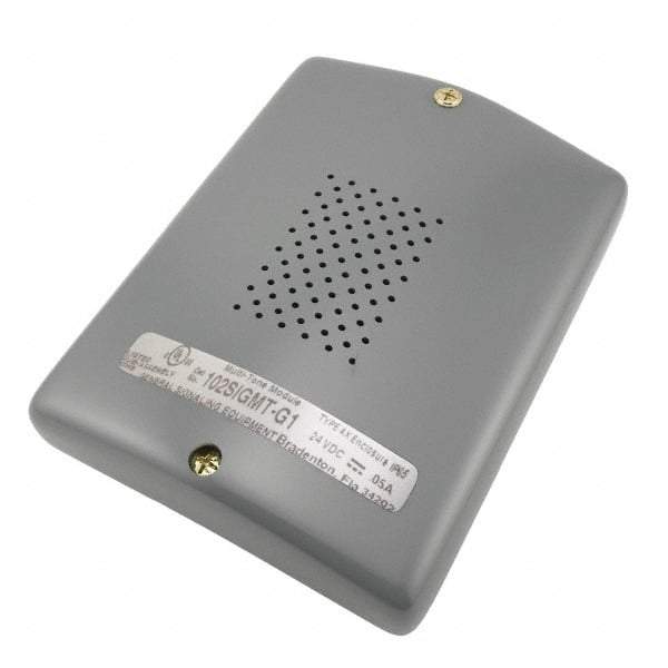 Edwards Signaling - 24 VDC, Base Mount Signal Combination Tone Card - 3R, 4X NEMA Rated, IP54 Ingress Rating, 0.05 Amp, 79 dB at 10 Ft. to 89 dB at 1m Adjustable Output, For Use with 102 Series Stacklights - Caliber Tooling