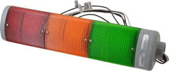 Edwards Signaling - Incandescent Lamp, Amber, Green, Red, Steady, Preassembled Stackable Tower Light Module Unit - 120 VAC, 0.32 Amp, IP54, IP65 Ingress Rating, 3R, 4X NEMA Rated, Pipe Mount - Caliber Tooling