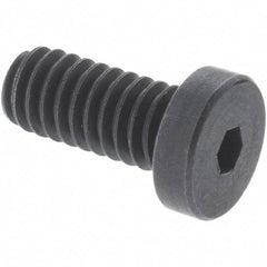 Unbrako - M6x1.00 Metric Coarse Hex Socket Drive, Low Socket Cap Screw - Grade 10.9 Alloy Steel, Black Oxide Finish, 12mm Length Under Head - Caliber Tooling