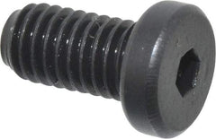 Holo-Krome - #10-32 UNF Hex Socket Drive, Low Socket Cap Screw - Alloy Steel, Black Oxide Finish, Fully Threaded, 3/8" Length Under Head - Caliber Tooling