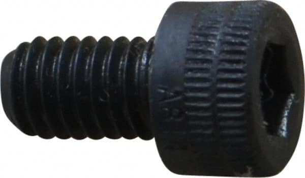 Holo-Krome - M6x1.00 Metric Coarse Hex Socket Drive, Socket Cap Screw - Grade 12.9 Alloy Steel, Black Oxide Finish, Fully Threaded, 10mm Length Under Head - Caliber Tooling