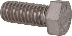 Value Collection - 7/16-14 UNC, 1" Length Under Head Hex Head Cap Screw - Fully Threaded, Grade 316 Stainless Steel, Uncoated, 5/8" Hex - Caliber Tooling