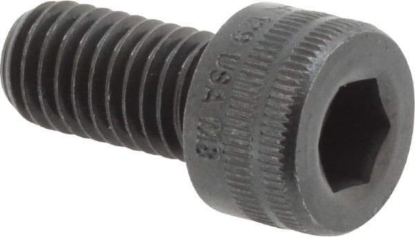 Holo-Krome - M8x1.25 Metric Coarse Hex Socket Drive, Socket Cap Screw - Grade 12.9 Alloy Steel, Black Oxide Finish, Fully Threaded, 16mm Length Under Head - Caliber Tooling