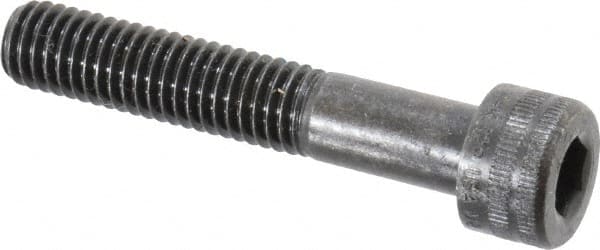 Holo-Krome - M8x1.25 Metric Coarse Hex Socket Drive, Socket Cap Screw - Grade 12.9 Alloy Steel, Black Oxide Finish, Partially Threaded, 45mm Length Under Head - Caliber Tooling